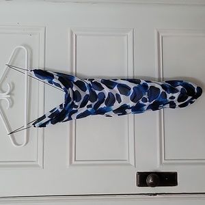blue & black garage mesh dress (size s)